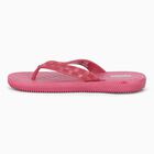 Women's Bright Pink Slip-On Flip Flops, गुलाबी, small