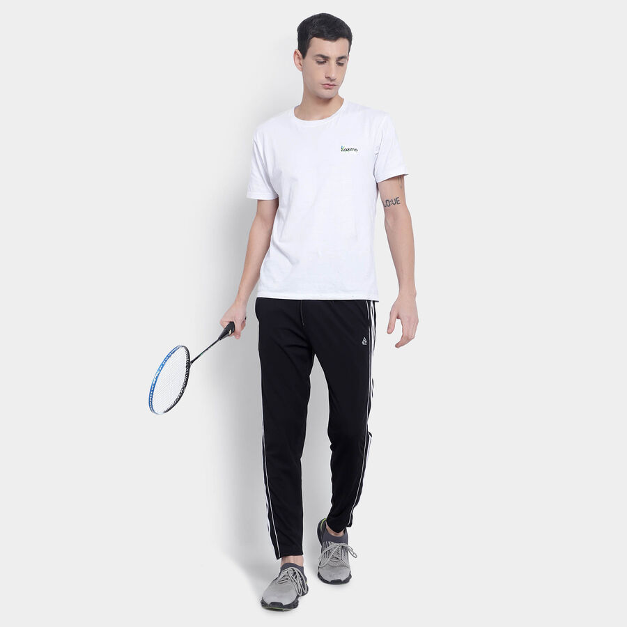Cut & Sew Track Pants, Black, large image number null