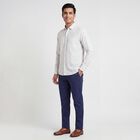 Men Beige 100% Cotton Casual Shirt, गहरा पीला, small