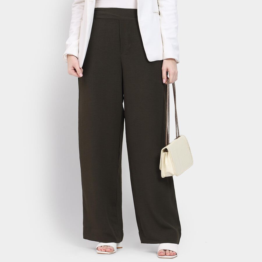 Ladies' Trousers, Olive, large image number null