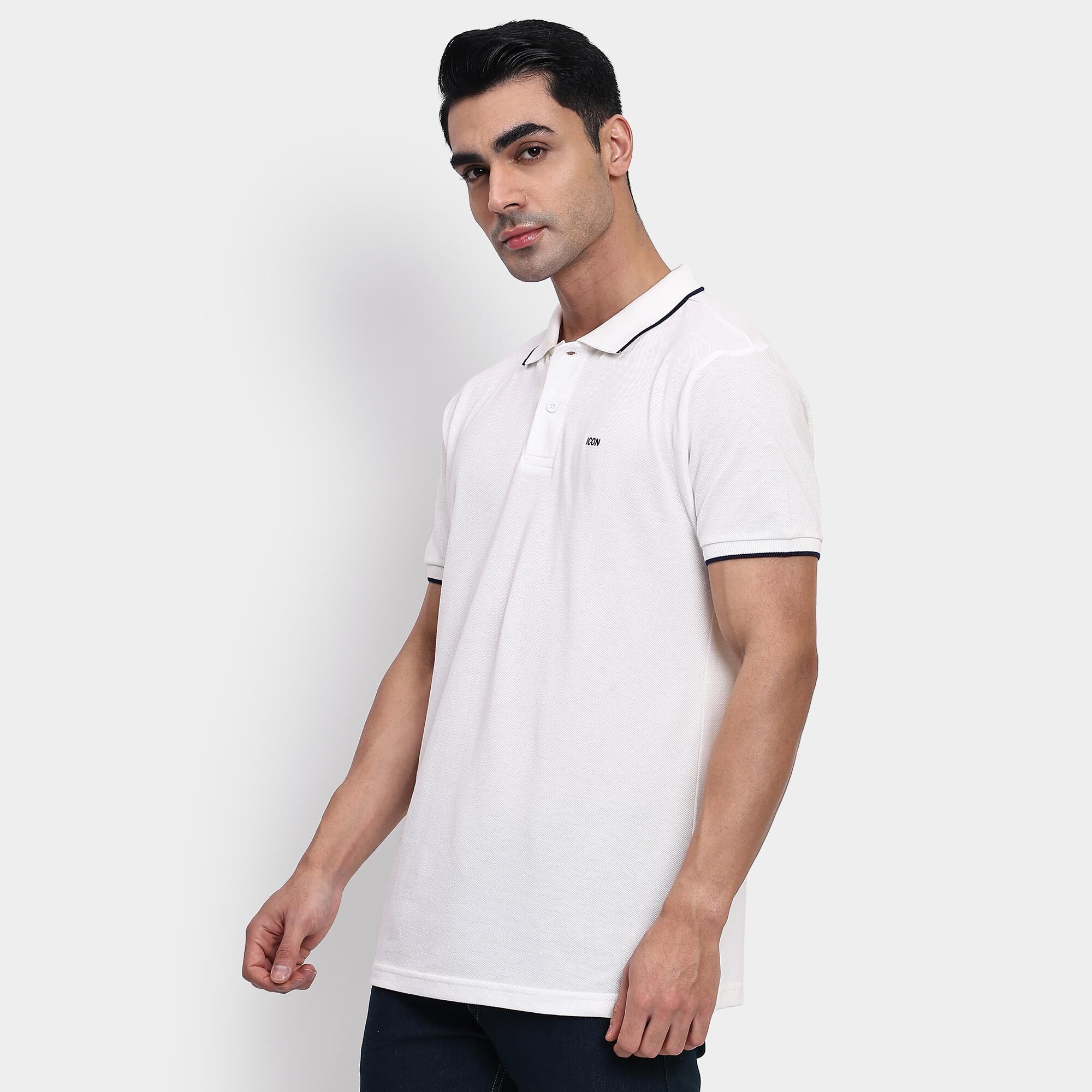 Brink Men's Collared Half Sleeves T-Shirt | Vishal Mega Mart India