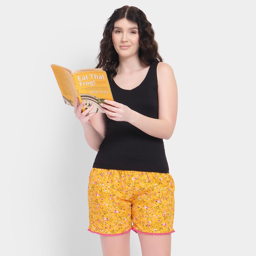 Ladies' Shorts , पीला, large image number null
