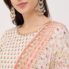 Ladies' Ethnic Set, ऑफ व्हाइट, small image number null