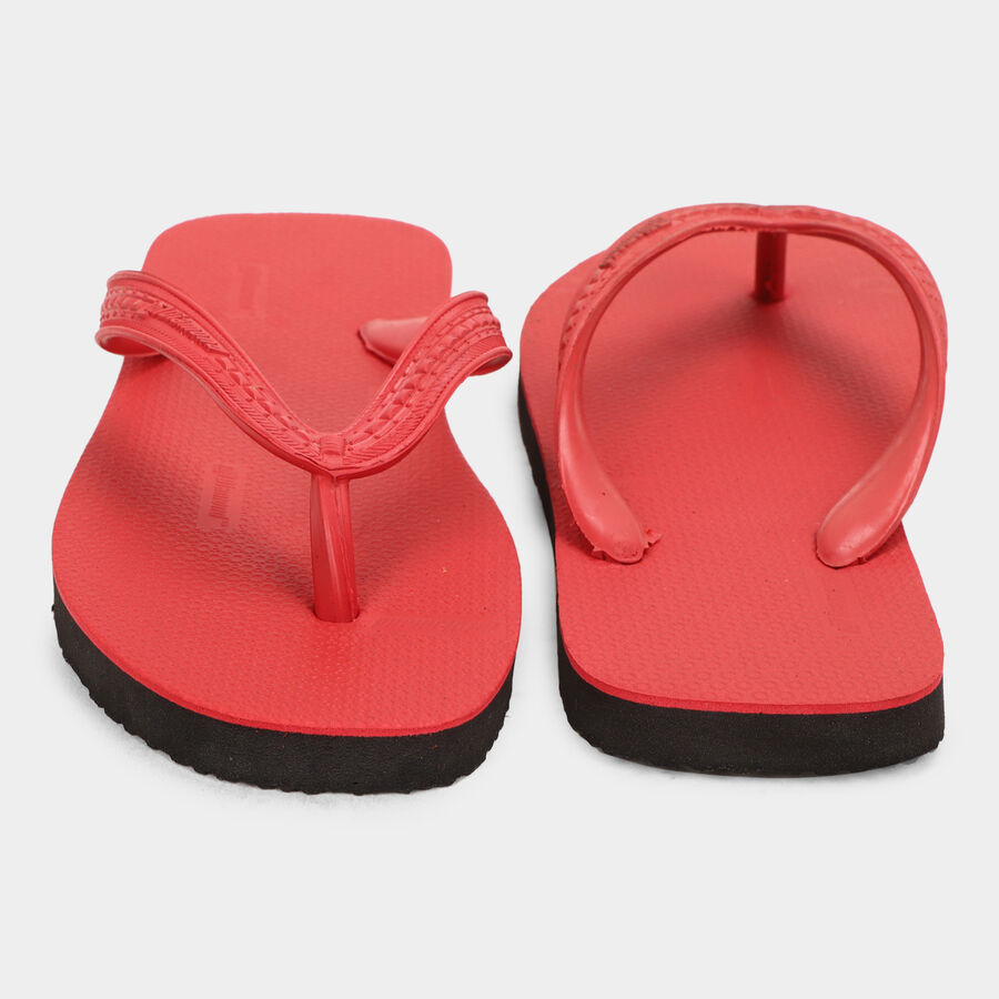 Men's Slippers, Red, large image number null