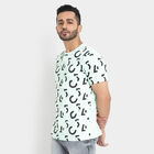 Printed Henley T-Shirt, Light Green, small image number null
