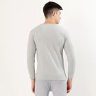 Men's Light Grey V-Neck Classic Thermal, Melange Light Grey, small image number null