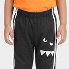 Boys' Charcoal Straight Fit Graphic Printed Pyjama, Charcoal, small