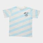 Boys' Half Sleeves T-Shirt, हल्का नीला, small