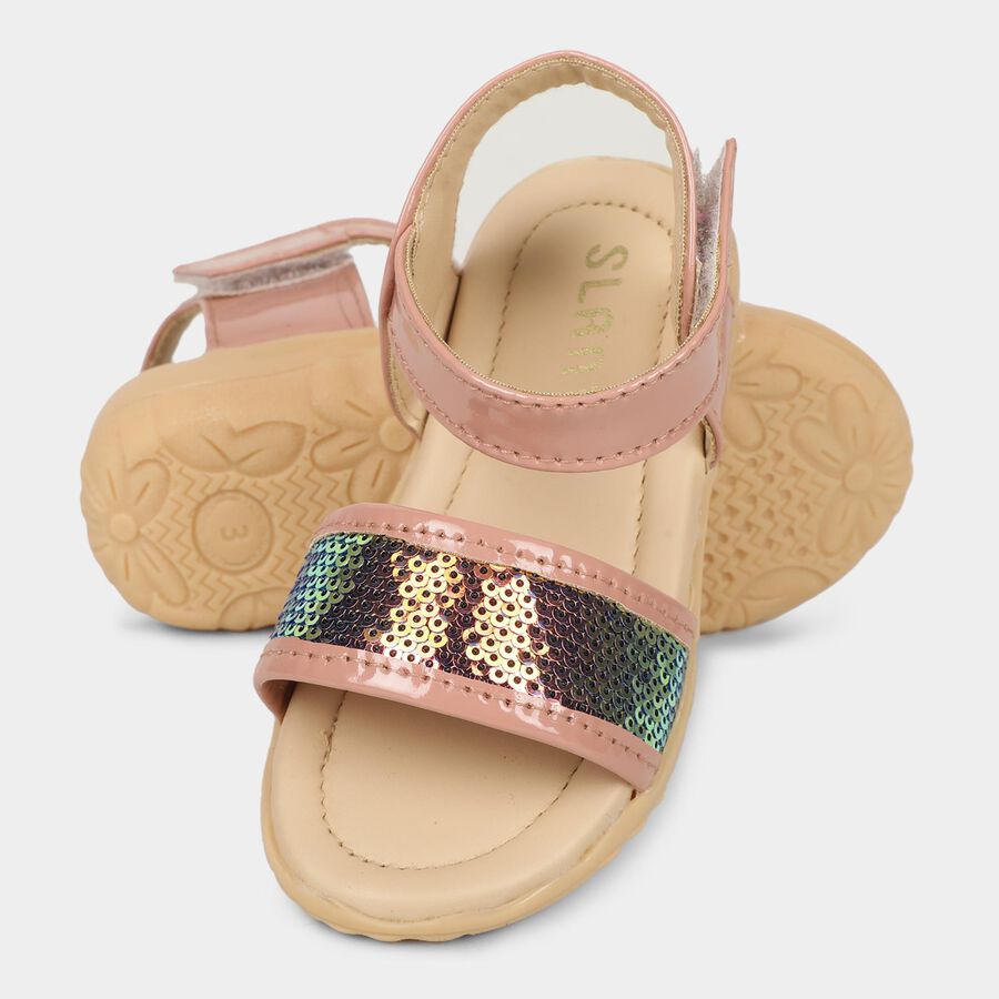 Girls' Sandal, पीच, large image number null