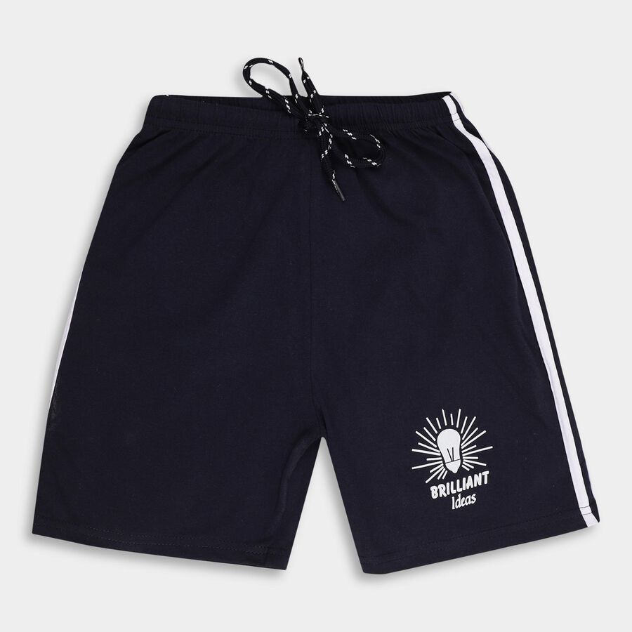 Boys' Bermudas, Navy Blue, large image number null