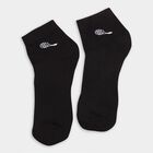 Men's Socks (Pack of 3), काला, small