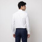Men's White Formal Shirt, सफ़ेद, small