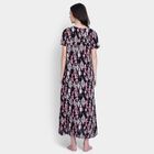 Ladies' Nighty , काला, small image number null