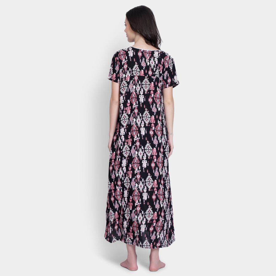 Ladies' Nighty , काला, large image number null