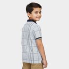 Boys Dark Green Round Neck Casual T-Shirt, Dark Green, small