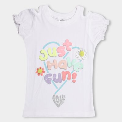 Girls' 100% Cotton T-Shirt