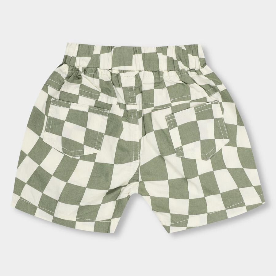 Infants' 100% Cotton Half Pant , ओलिव, large image number null