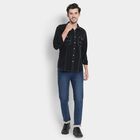 Men's 100% Cotton Casual Shirt , काला, small image number null