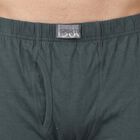 Men's Mid Blue Regular Fit Solid Trunks, मध्यम नीला, small