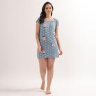 Ladies' Nighty, हल्का नीला, small image number null
