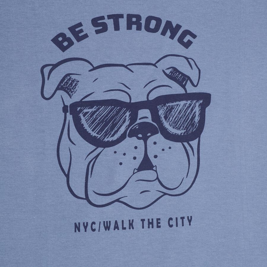 Boys' Light Blue Cotton Round Neck Printed Baba Suit, हल्का ग्रे, large image number null