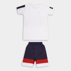 Boys' 100% Cotton Knit Baba Suit , White, small image number null