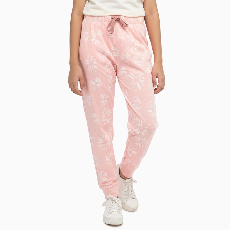 Girls' Pyjama, हल्का गुलाबी, large