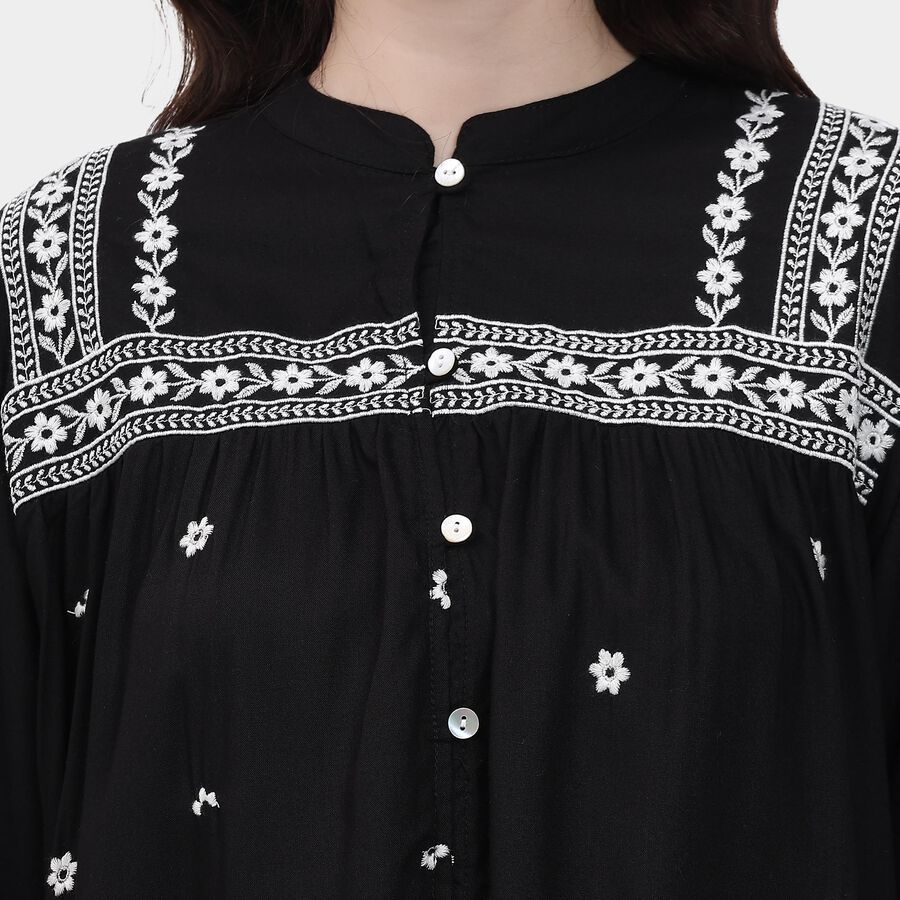 Ladies' Shirt, काला, large image number null