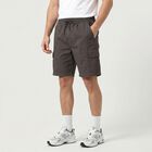 Men's Dark Grey Regular Fit Cargo Bermuda Shorts, Dark Grey, small