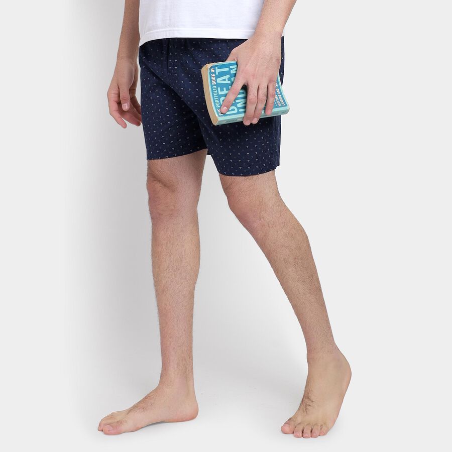 Men's 100% Cotton Boxers , नेवी ब्लू, large image number null