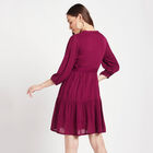 Solid Dress, Wine, small image number null