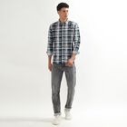 Men's 100% Cotton Casual Shirt, Teal Blue, small image number null