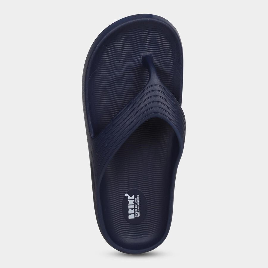 Men's V Strap Slipper, Navy Blue, large image number null