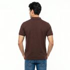 Men's Maroon Polo Neck Polo T-Shirt, मरून, small