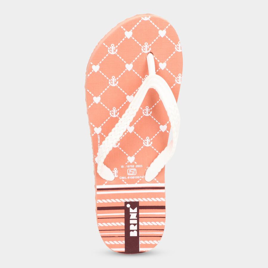 Ladies' Print Sliders, गुलाबी, large image number null