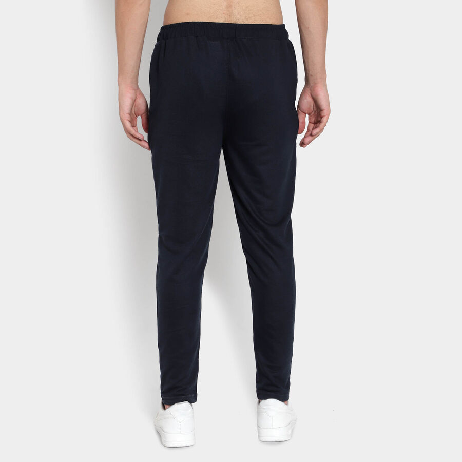 Solid Track Pants, Navy Blue, large image number null