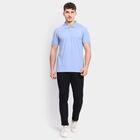 Men's Collared Half Sleeves T-Shirt , Light Blue, small image number null