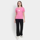 Ladies' Round Neck T-Shirt , Fuchsia, small image number null