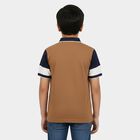 Boys Brown Polo Neck Polo Boys T-Shirt, Brown, small