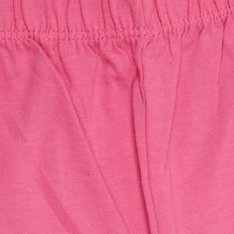 Girl's Cotton Capri Set, हल्का गुलाबी, large image number null