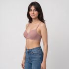 Women's Brown Underwired T-Shirt Bra, भूरा, small