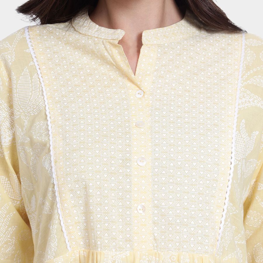 Ladies' Kurta, Yellow, large image number null