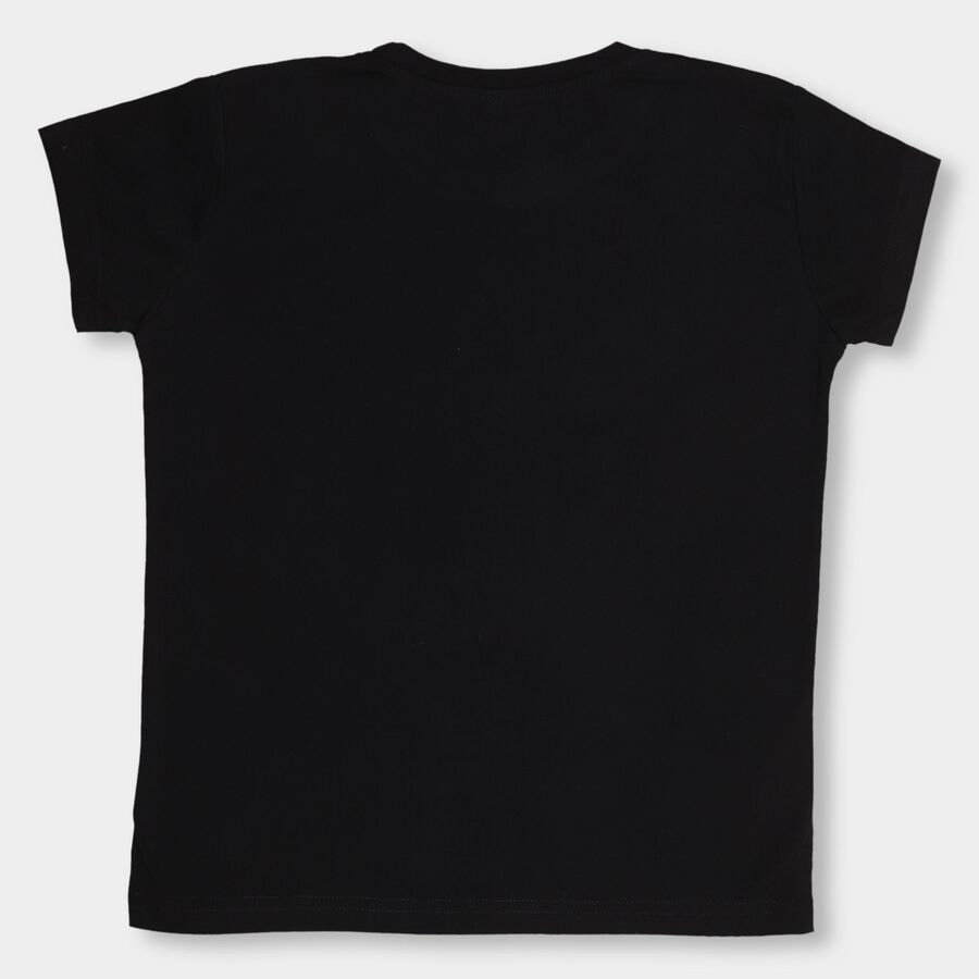 Girls' T-Shirt , Black, large image number null