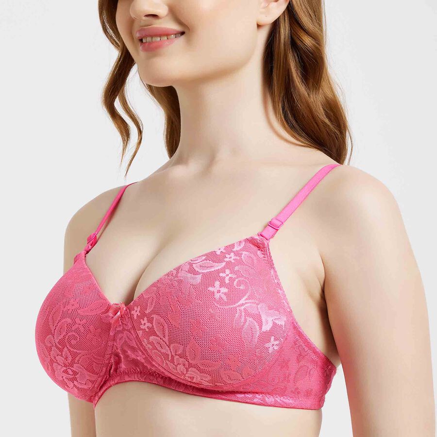 Full Lace Bra, Pink, large image number null