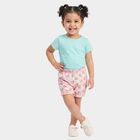 Girls Pink Regular Fit Watermelon Printed Bloomer, Light Pink, small