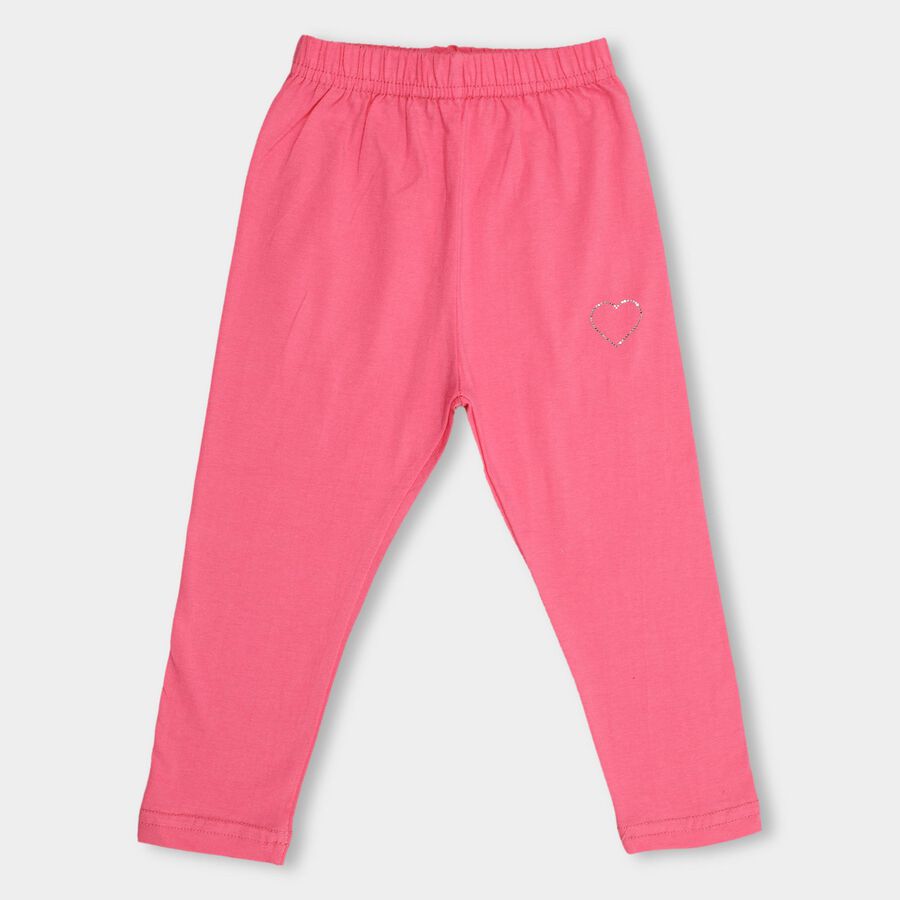 Girls' Legging, Fuchsia, large image number null