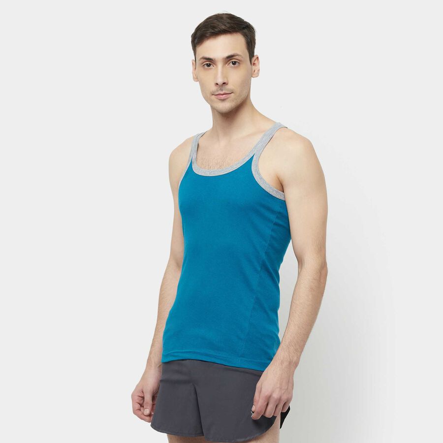Cotton Single Jersey Gym T-Shirt, Light Blue, large image number null