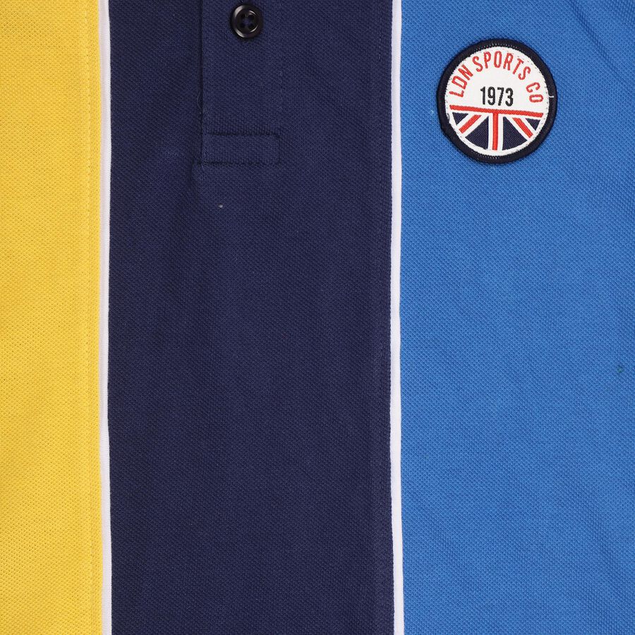 Boys' 100% Cotton Half Sleeves T-Shirt , Mustard, large image number null