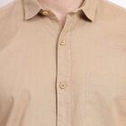 Men's Cotton Casual Shirt , Beige, small image number null
