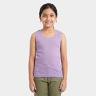 Girls' Vest, Lilac, small